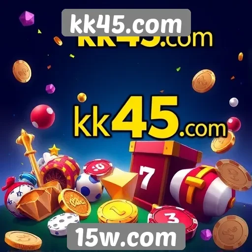 Variedade de jogos disponíveis em kk45.com